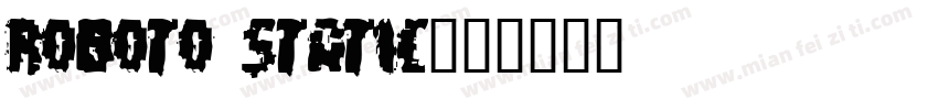 roboto static字体转换